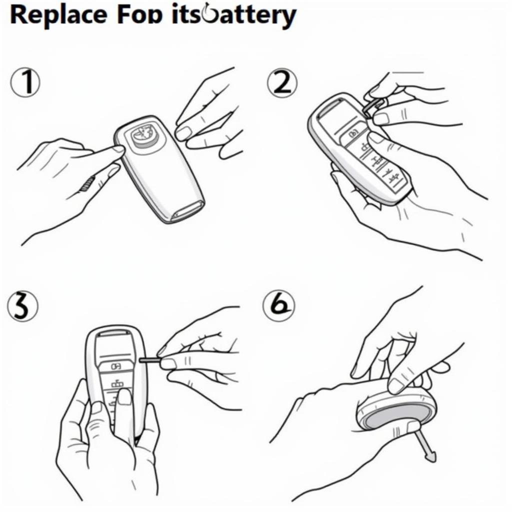 Replacing Toyota Key Fob Battery