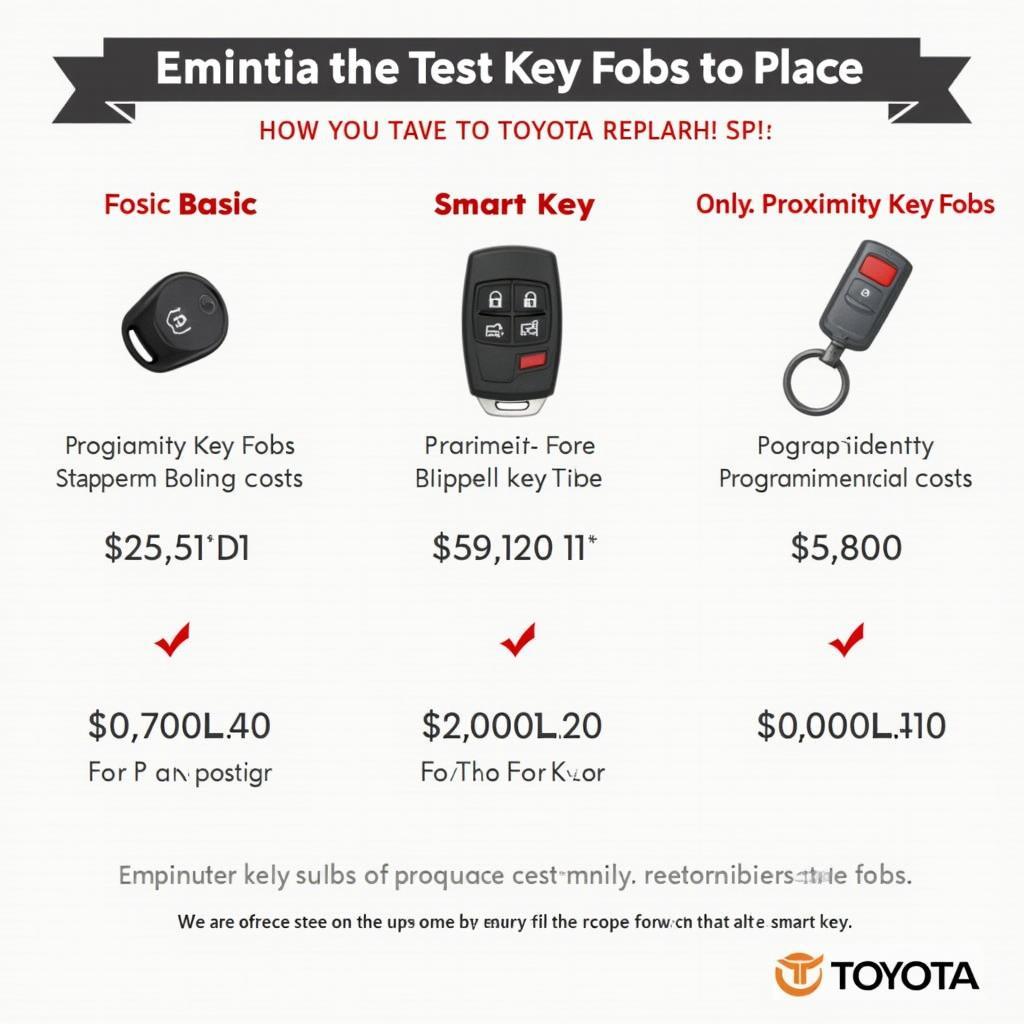 Toyota Key Fob Replacement Cost