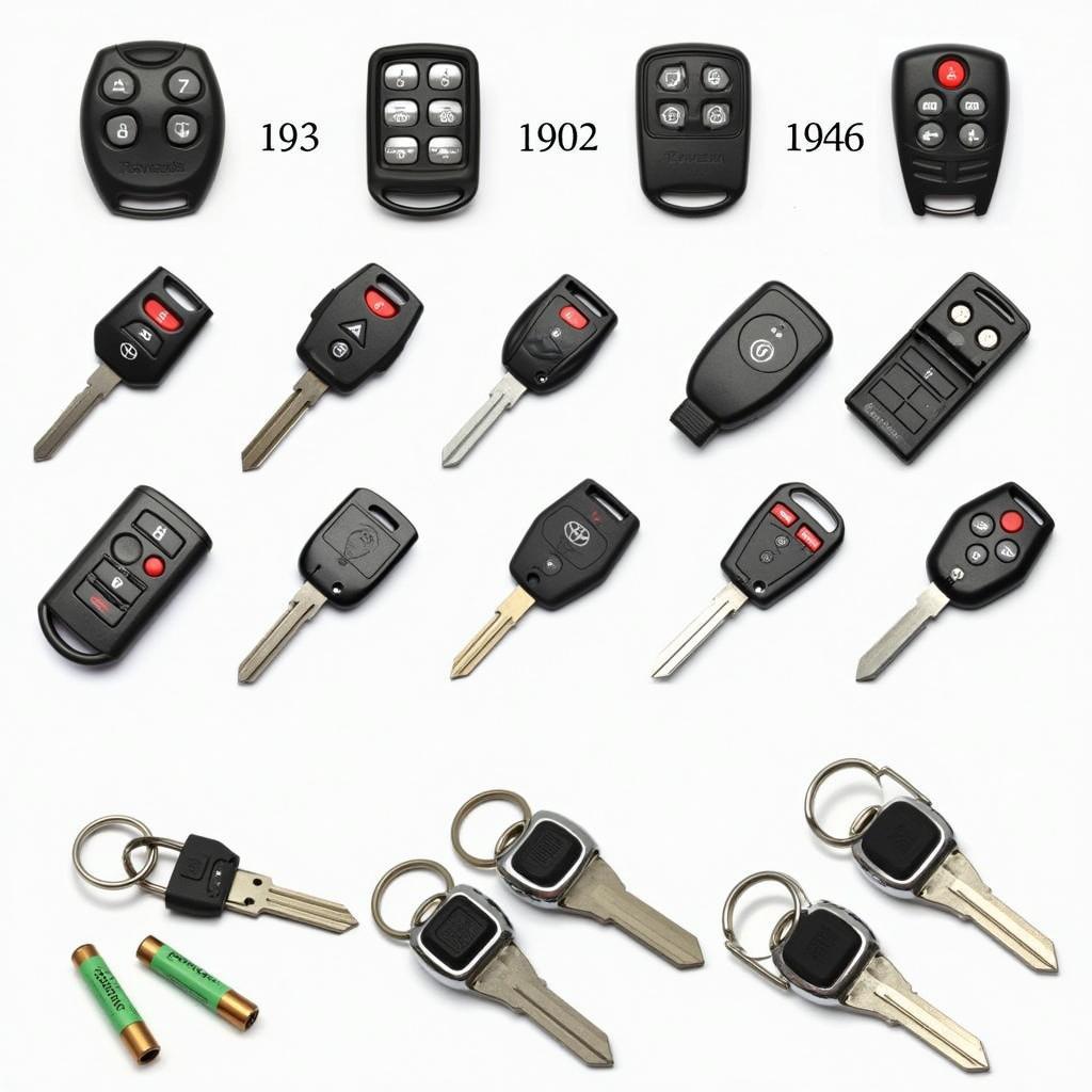 Various Types of Toyota Key Fobs