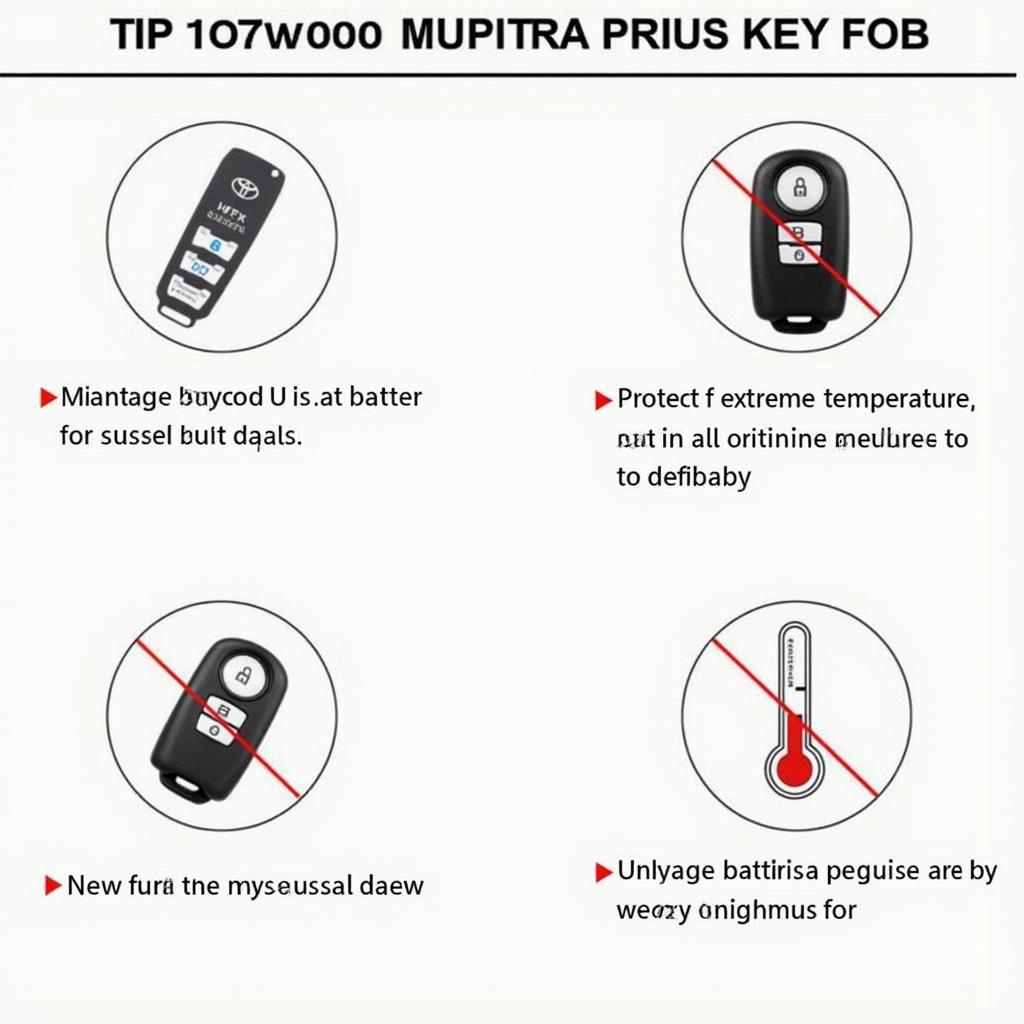 Caring for your Toyota Prius Key Fob