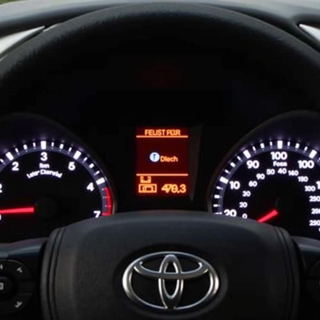 Toyota RAV4 Dashboard Warning Light