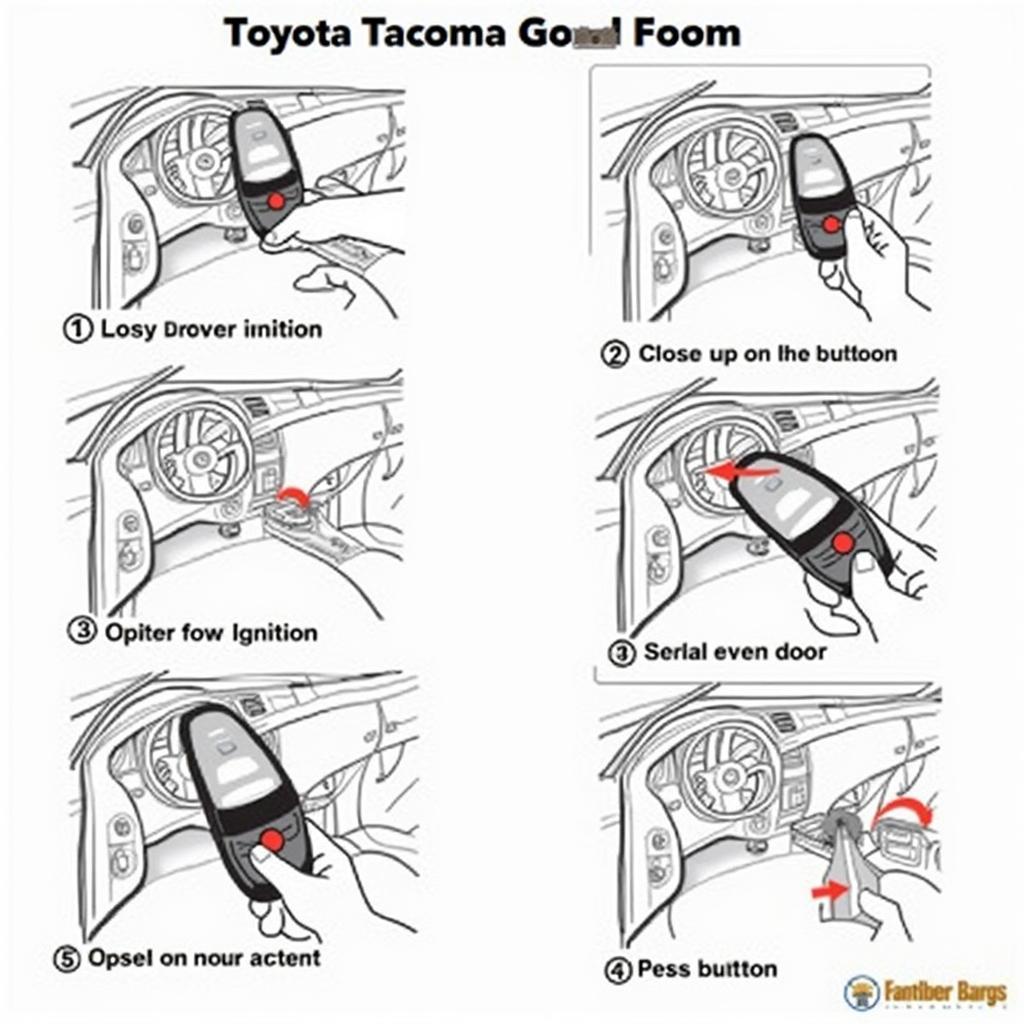 Toyota Tacoma Gen 2 Key Fob Programming Process