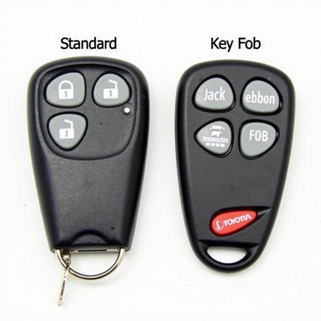 Toyota Tacoma Gen 2 Key Fob Types