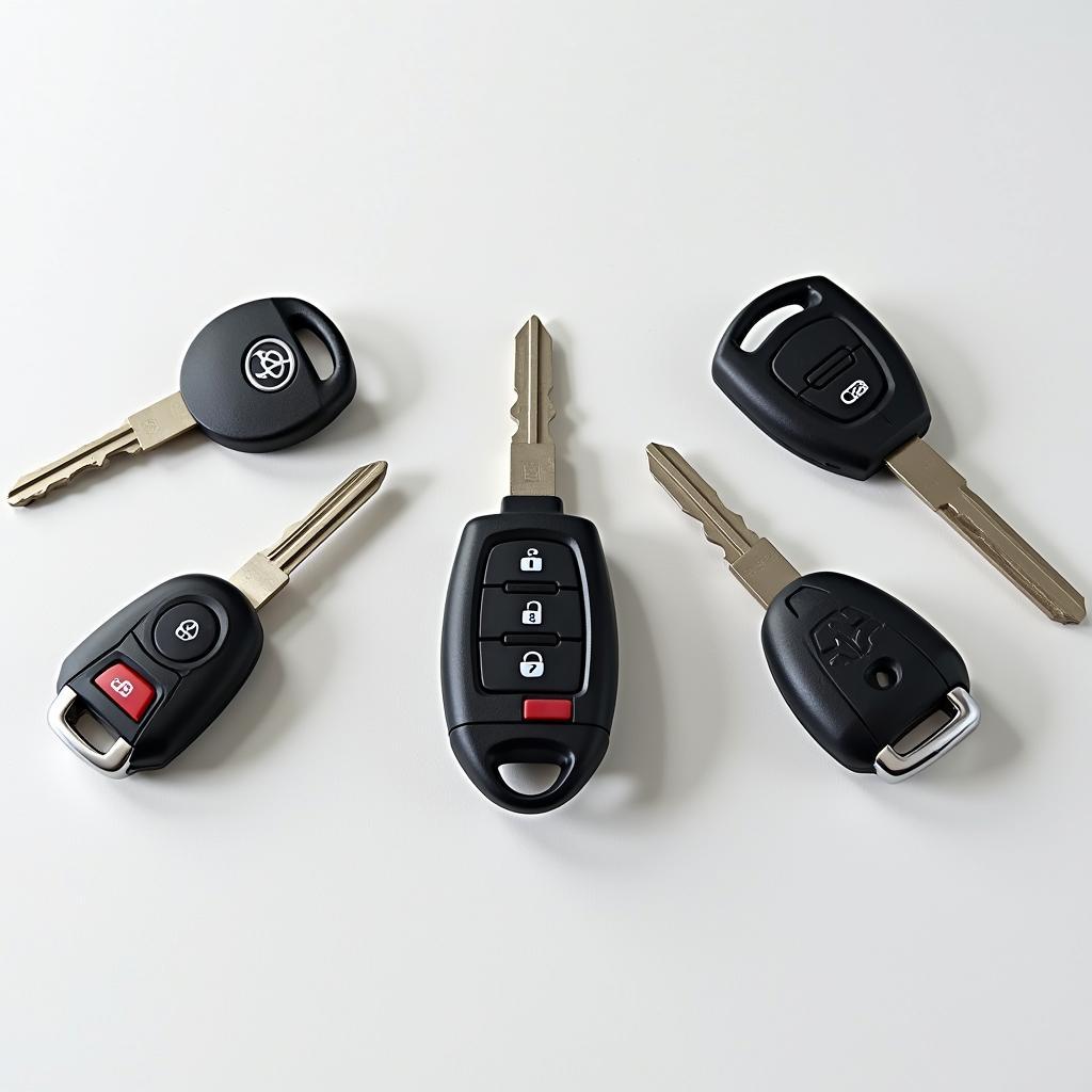 Different Types of Toyota Tacoma Keys