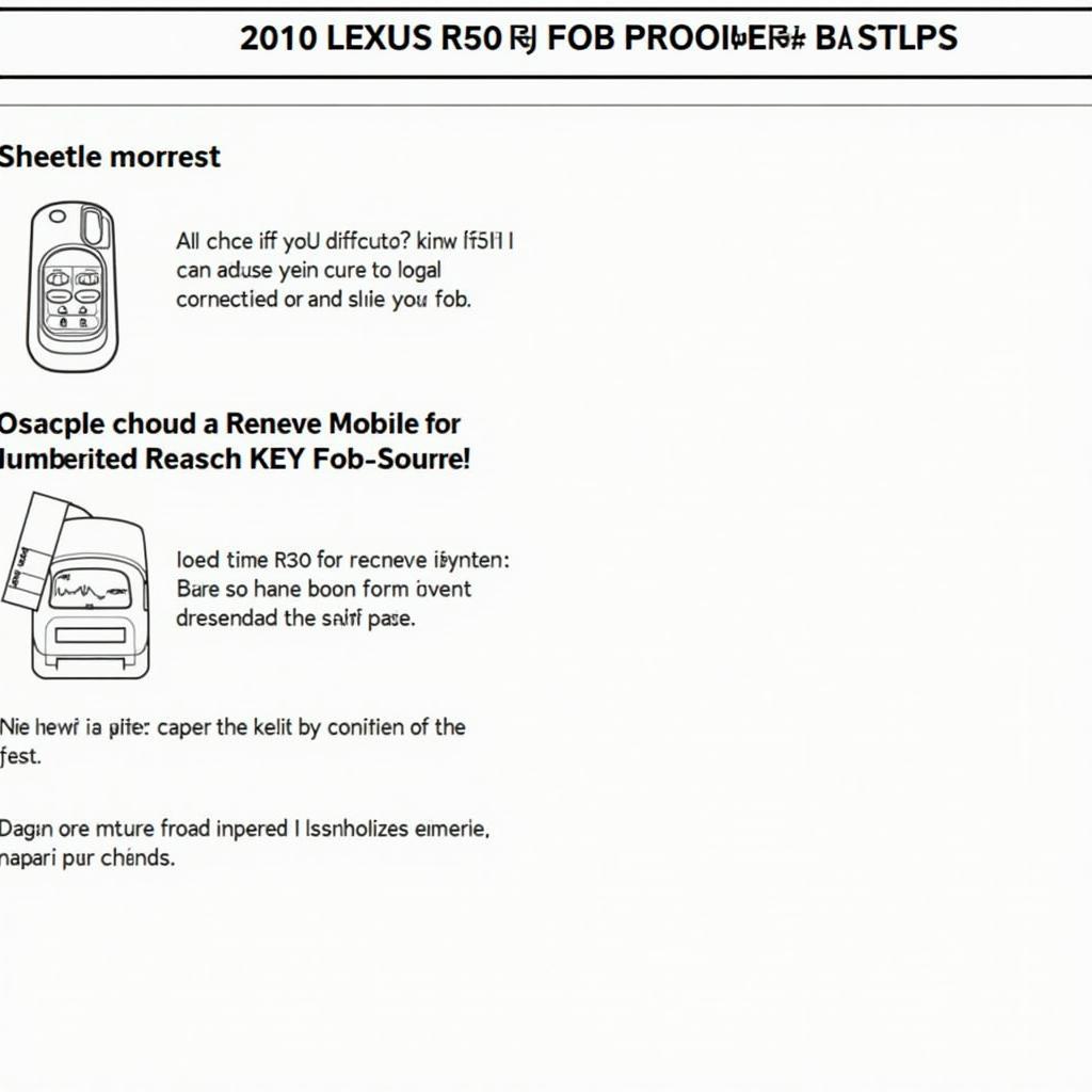 Troubleshooting 2010 Lexus RX 350 Key Fob Problems: Dead Battery, Receiver Issues, Immobilizer Malfunction