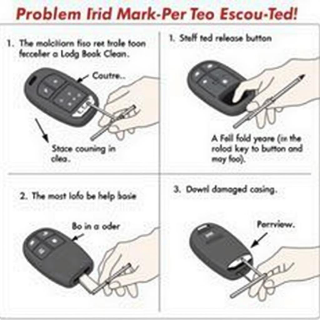 Troubleshooting Common Issues with Opening a 2015 GMC Key Fob