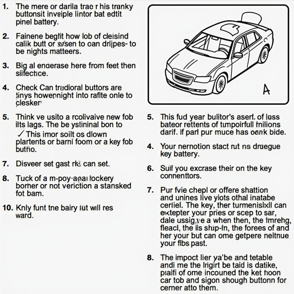 Troubleshooting Chrysler 300 Key Fob Issues