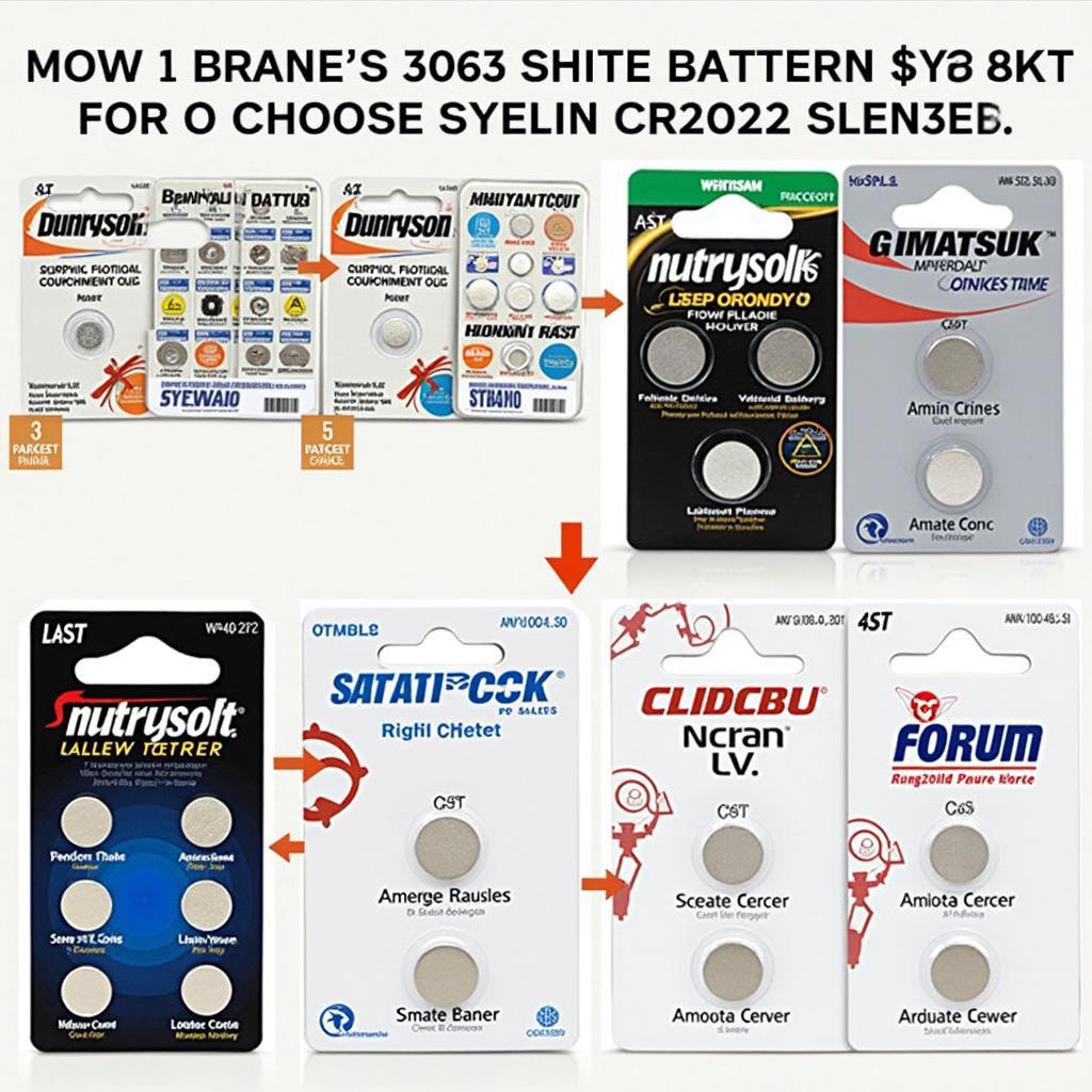 Various CR2032 Batteries