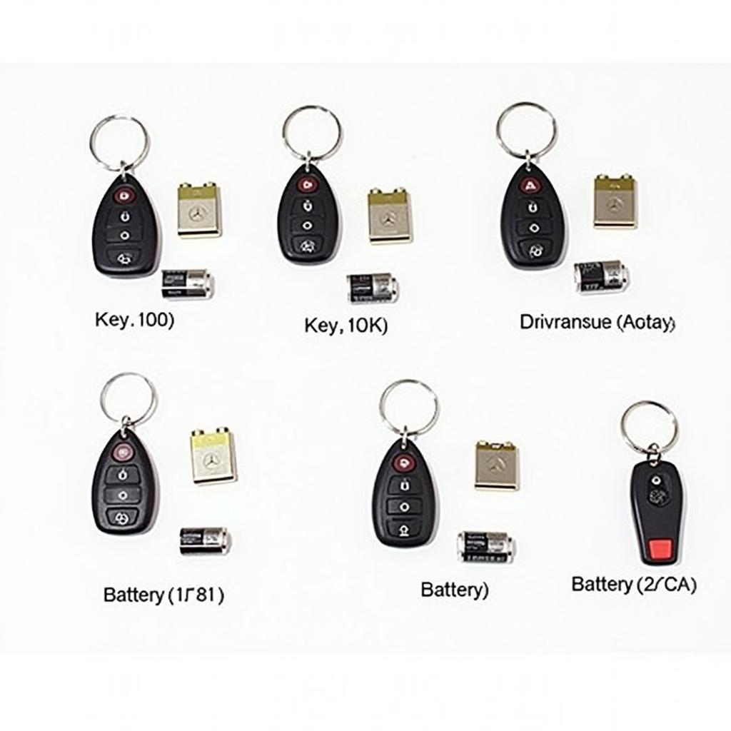 Different Types of Mercedes Key Fobs and Batteries