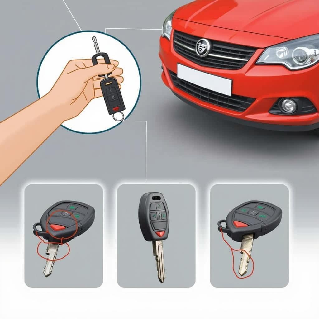 Locating the Vauxhall Astra Emergency Key