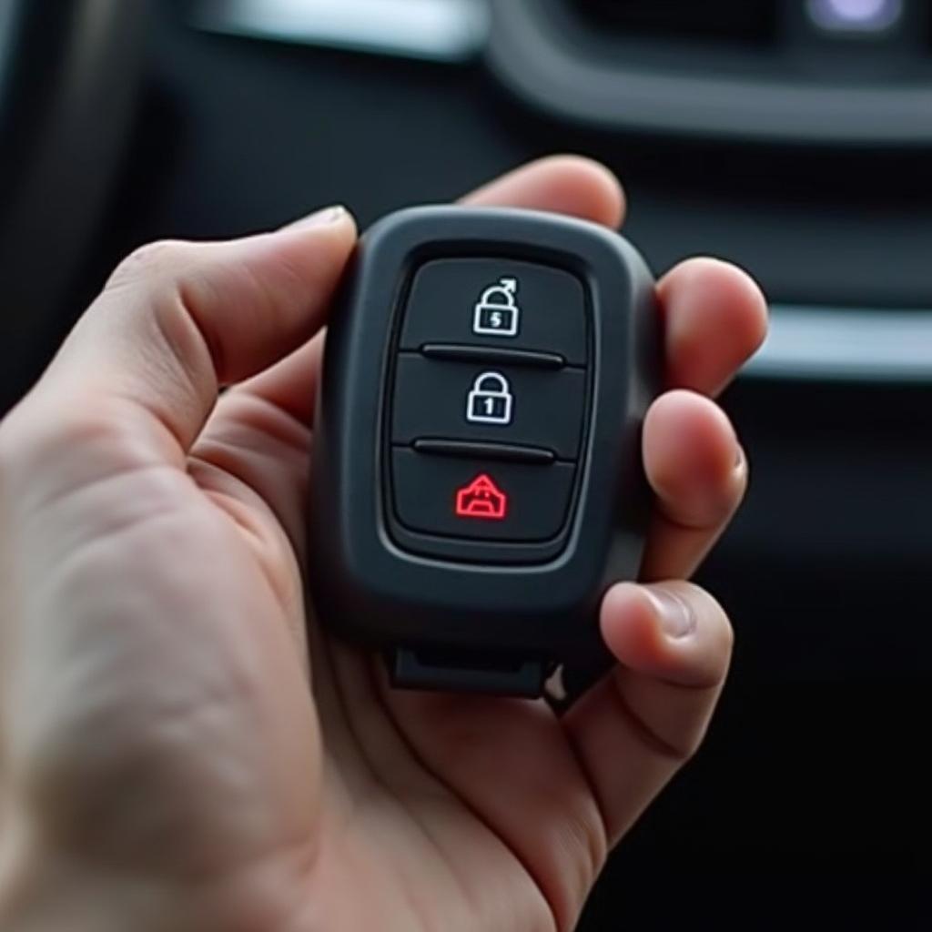 Volvo key fob remote start