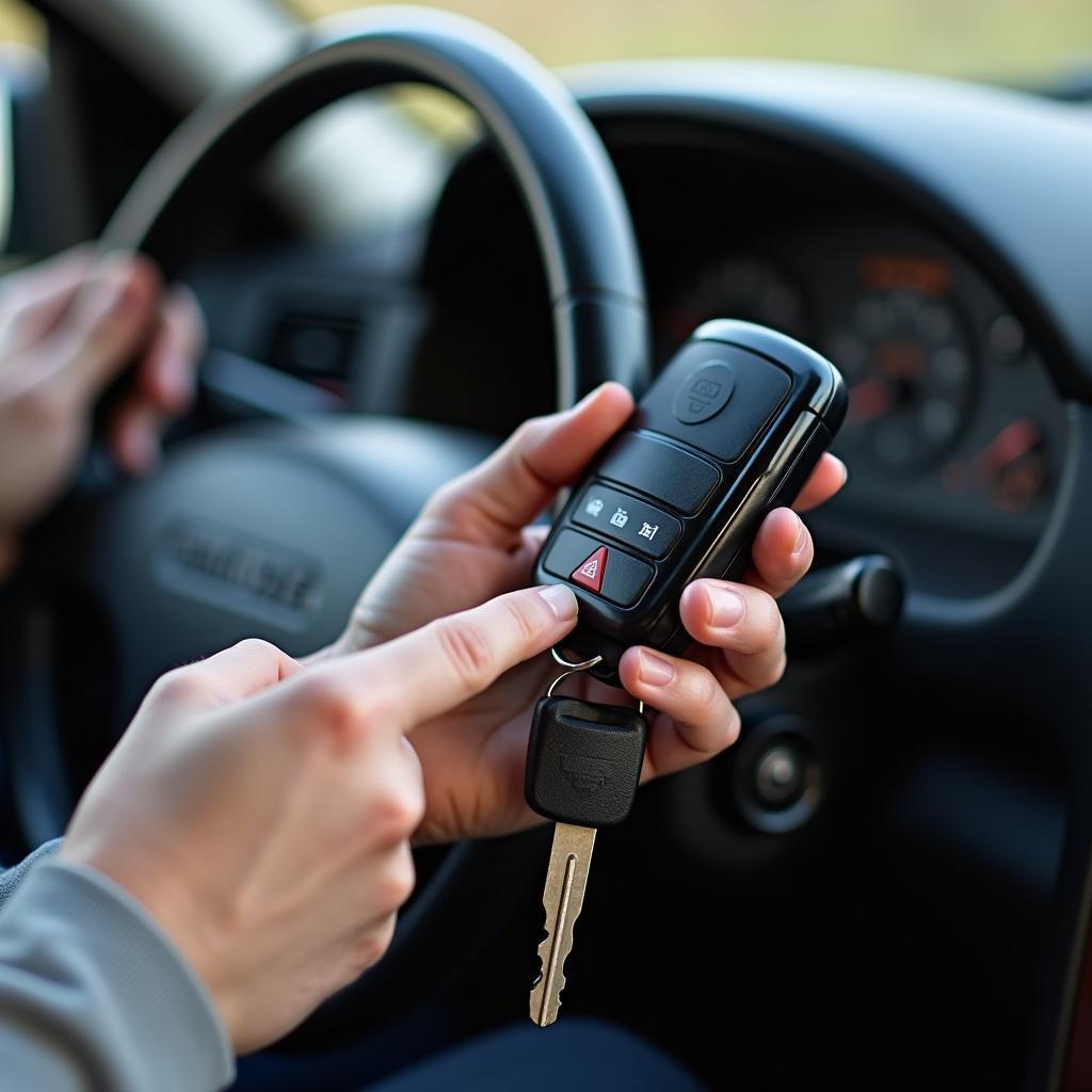 Programming a Volvo S70 key fob