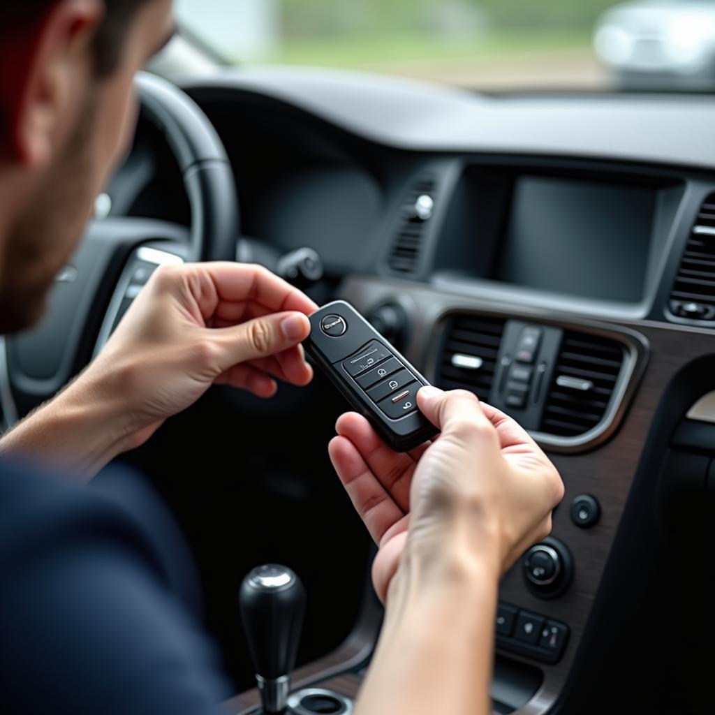 Replacing a Volvo S80 key fob