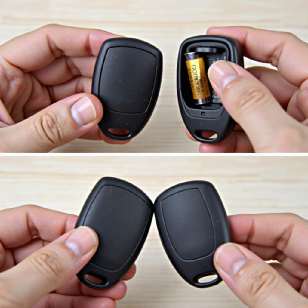 Replacing the battery in a Volvo S90 key fob