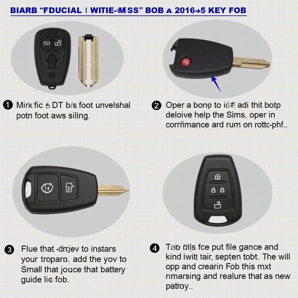 Replacing the Battery in a 2016 Volvo T5 Key Fob