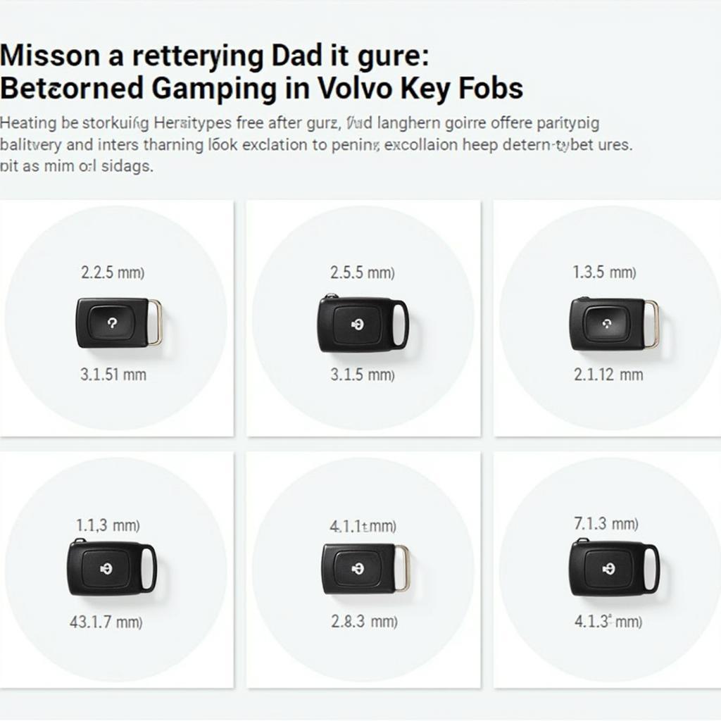 Different Volvo Key Fob Batteries