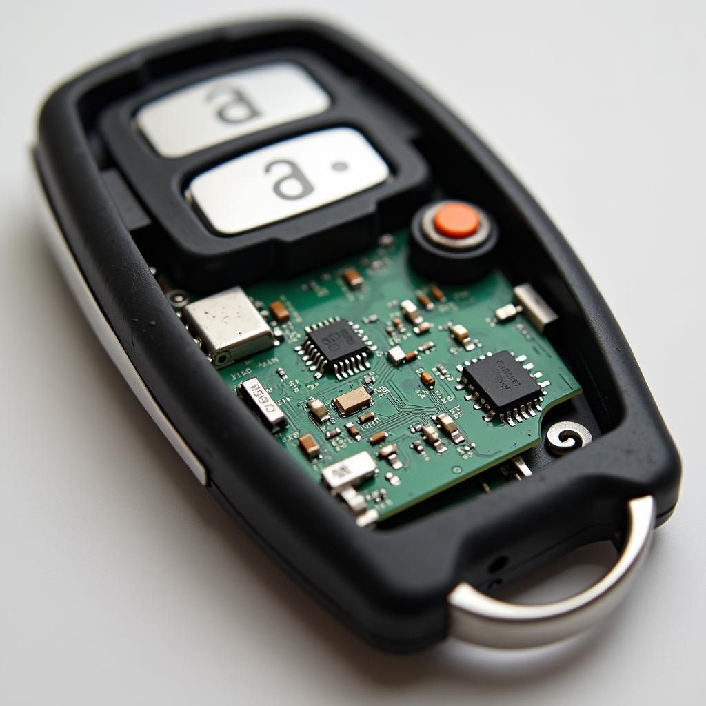 Disassembled Volvo V70 Key Fob