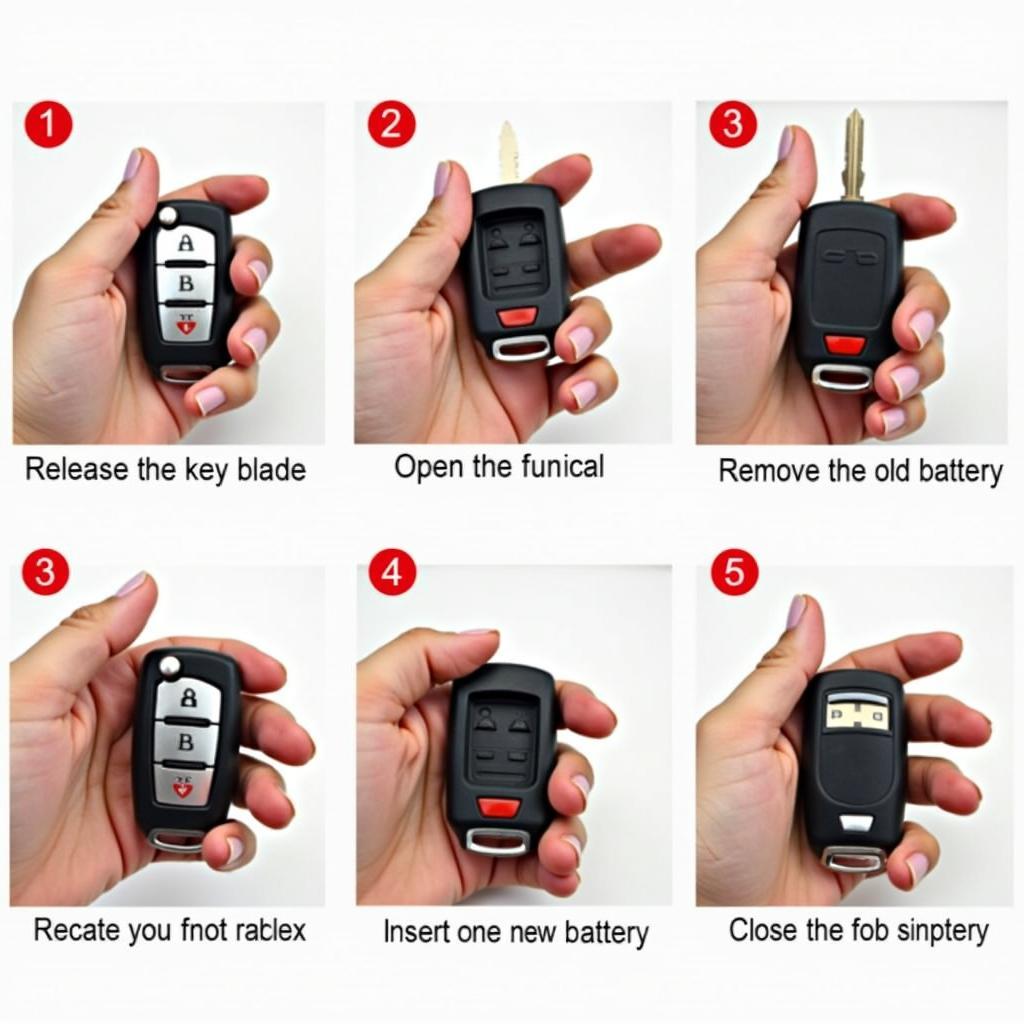 Step-by-step visual guide to replacing the Volvo XC40 key fob battery.