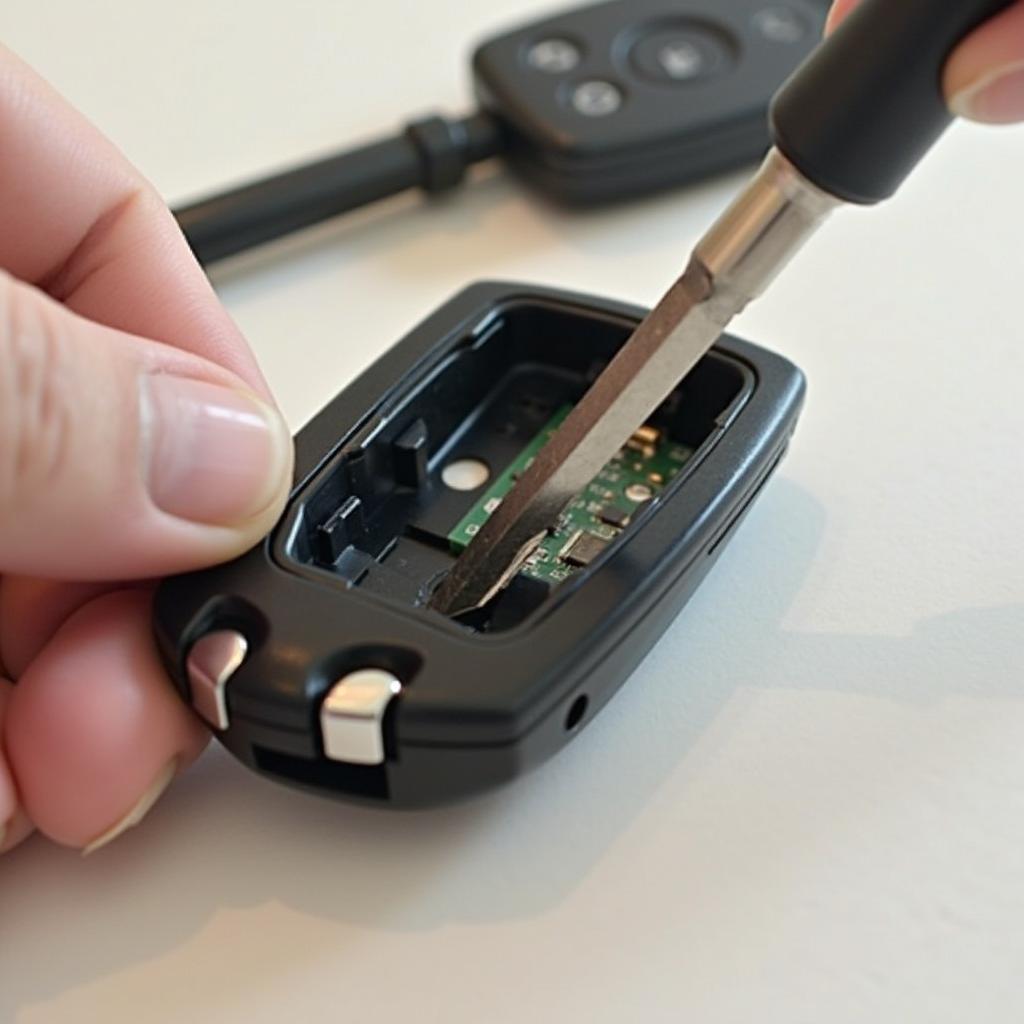  How to open a Volvo XC40 key fob casing 