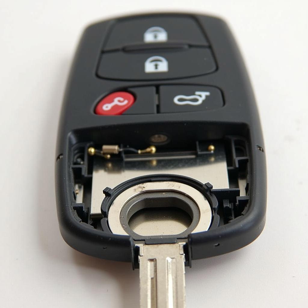 Volvo XC60 Key Fob Battery Compartment Open