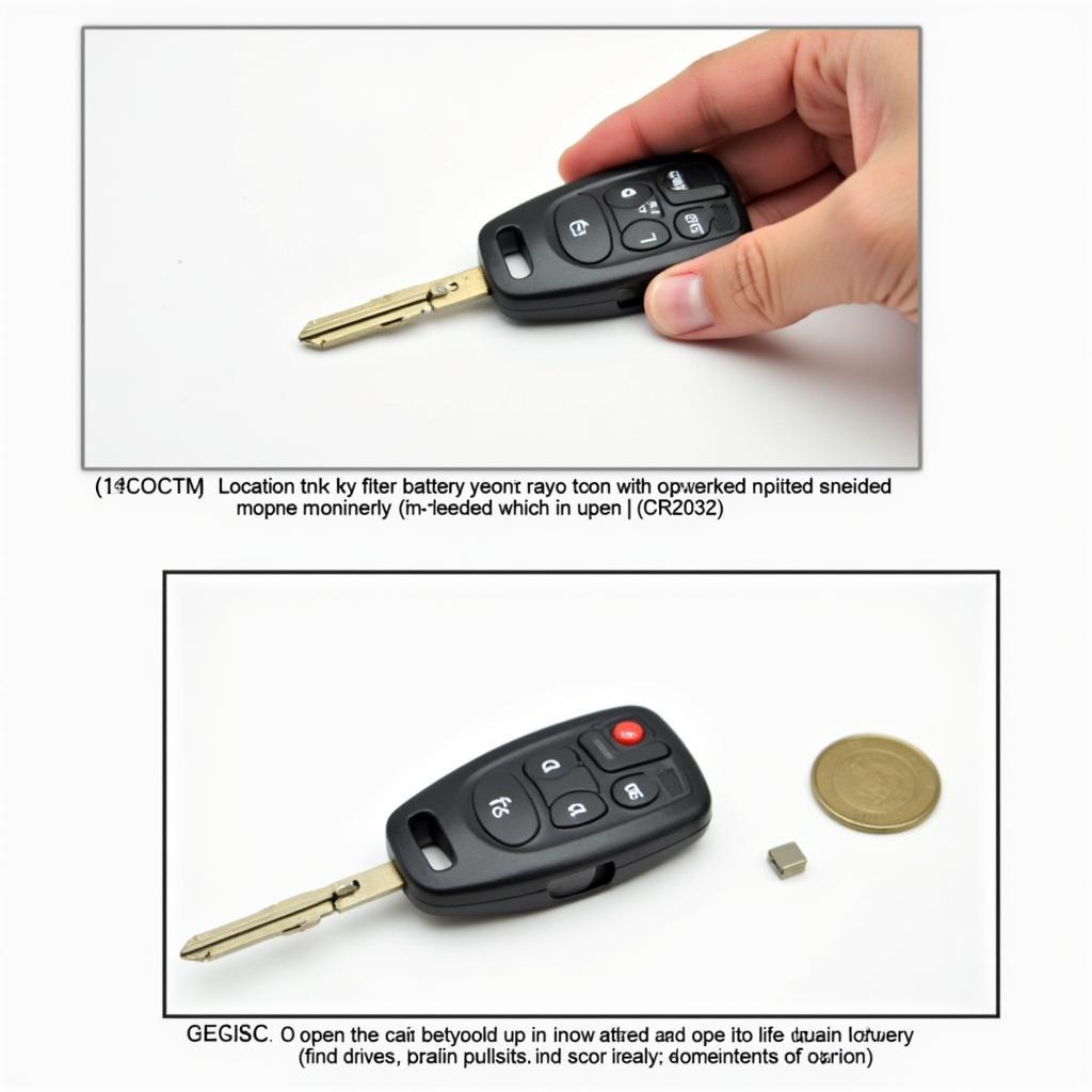 Volvo XC60 key fob battery replacement steps