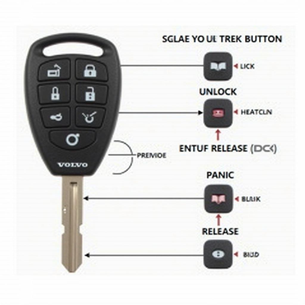 Volvo XC70 Key Fob Functions and Buttons Explained