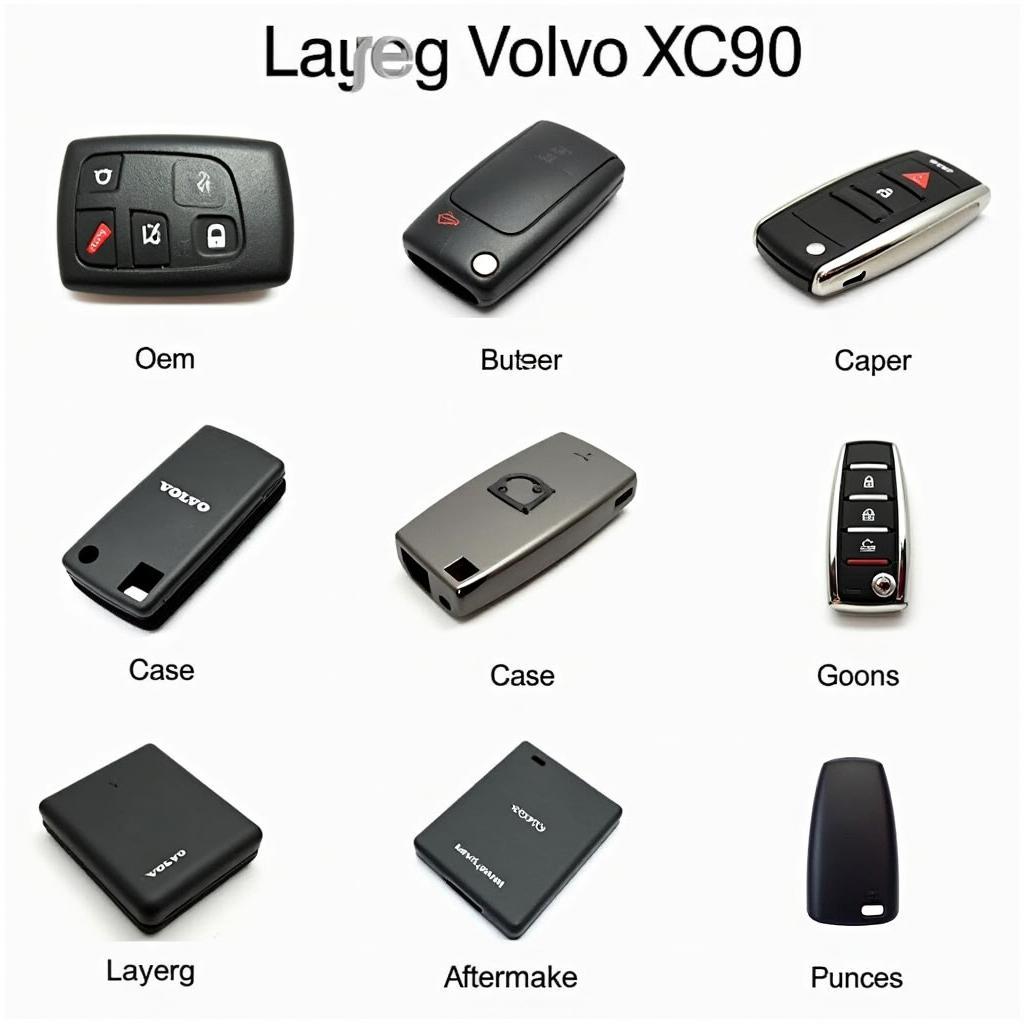 Volvo XC90 Key Fob Case Options