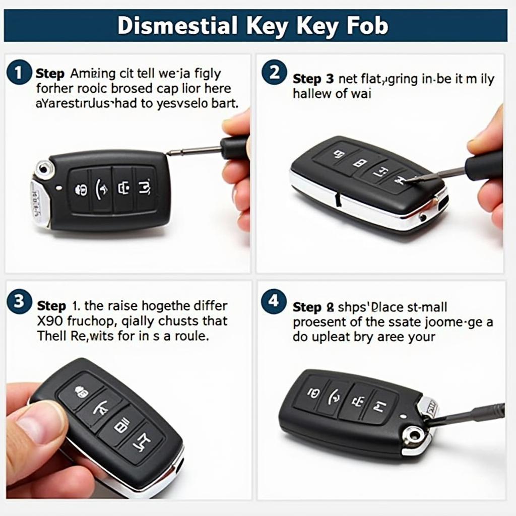 Disassembling a Volvo XC90 Key Fob