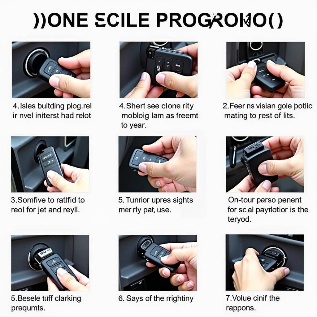 Volvo XC90 Key Fob Programming Process Steps