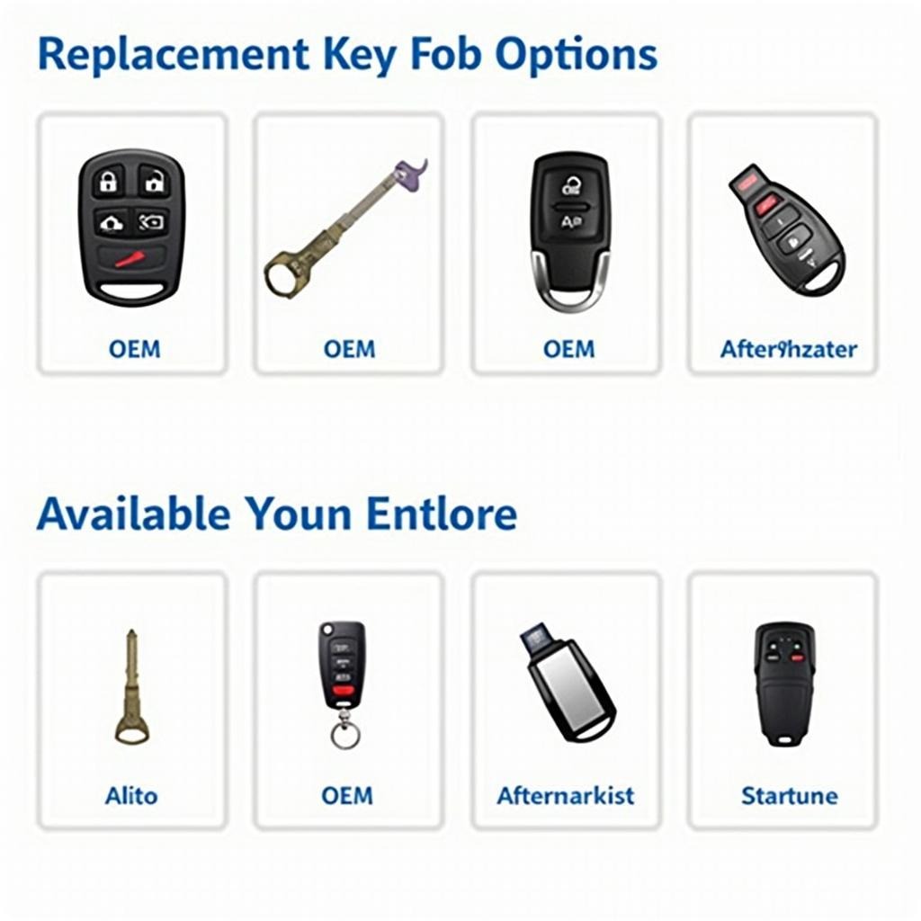 VW Atlas Key Fob 2x Button Replacement Options