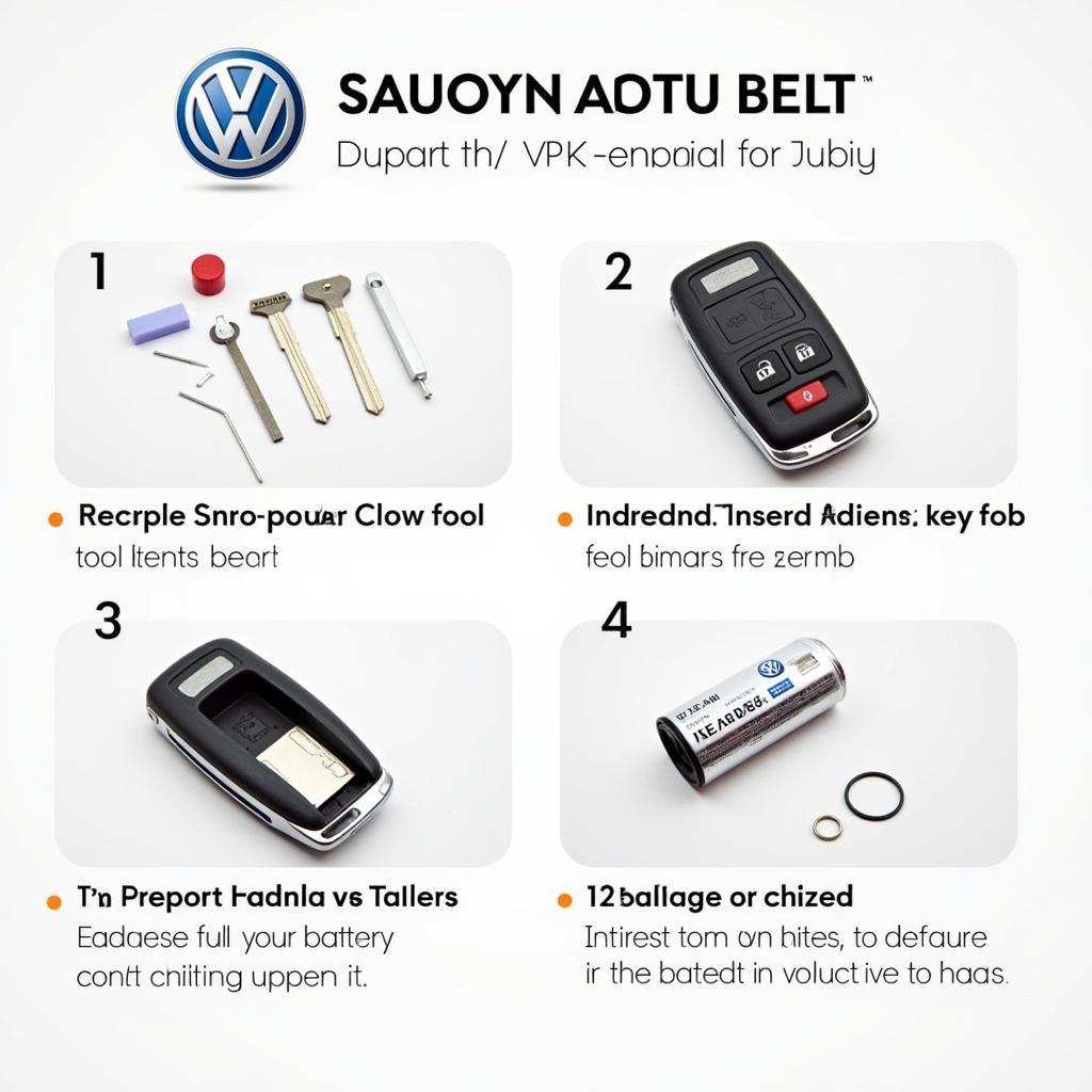  Replacing the Battery in a VW Atlas Key Fob 