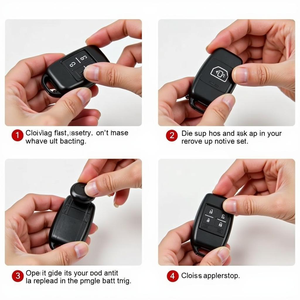 VW eGolf key fob battery replacement