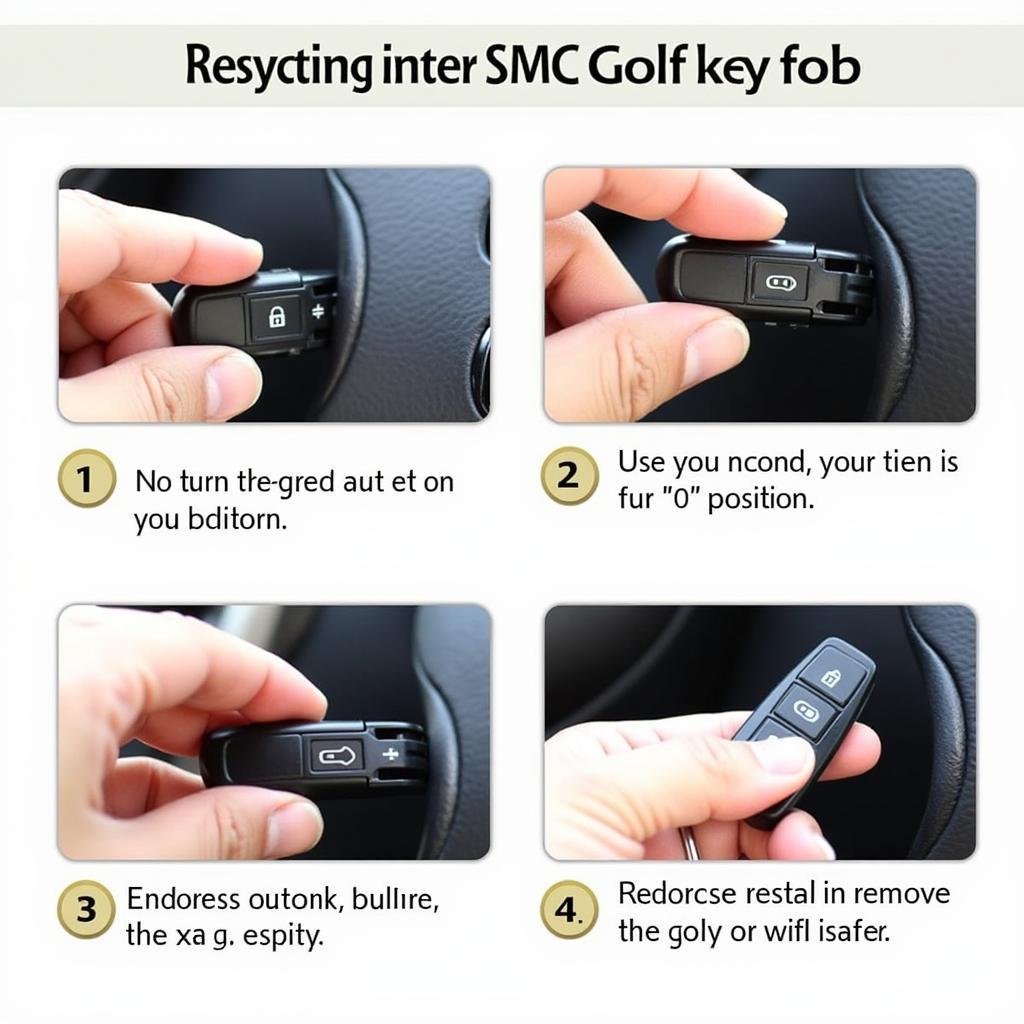 VW Golf Key Fob Resync Procedure