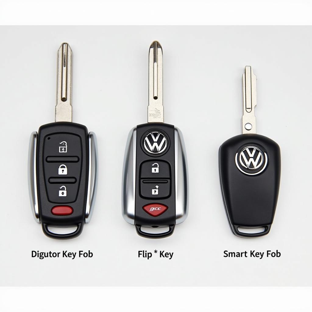 VW Golf Key Fob Types