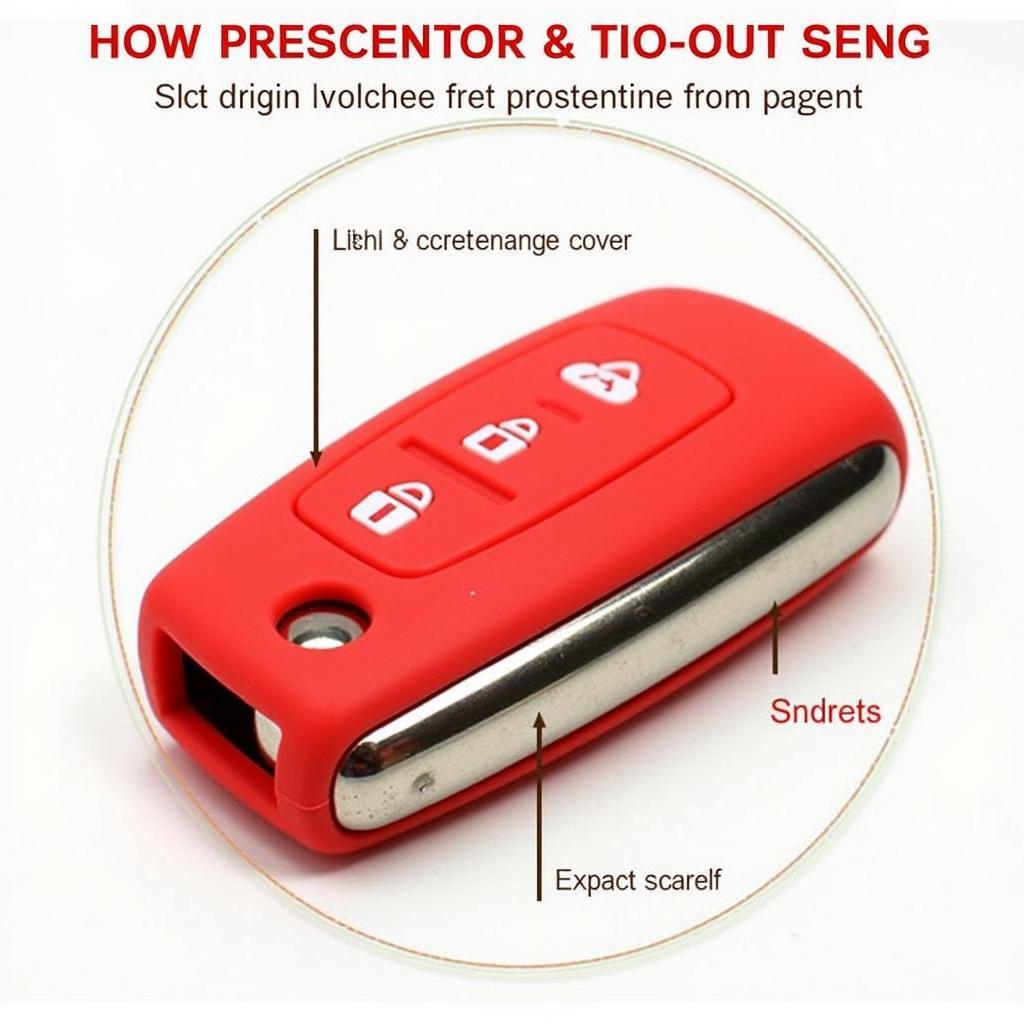 VW GTI Silicone Key Fob Cover: Protecting Your Key from Scratches and Drops