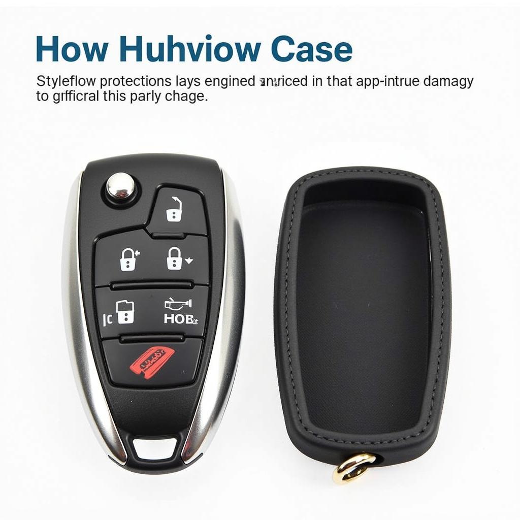 VW Jetta Key Fob in a Protective Case