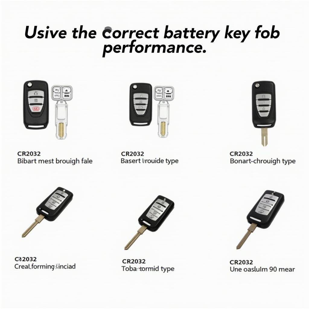 Different Types of Batteries for VW Key Fobs