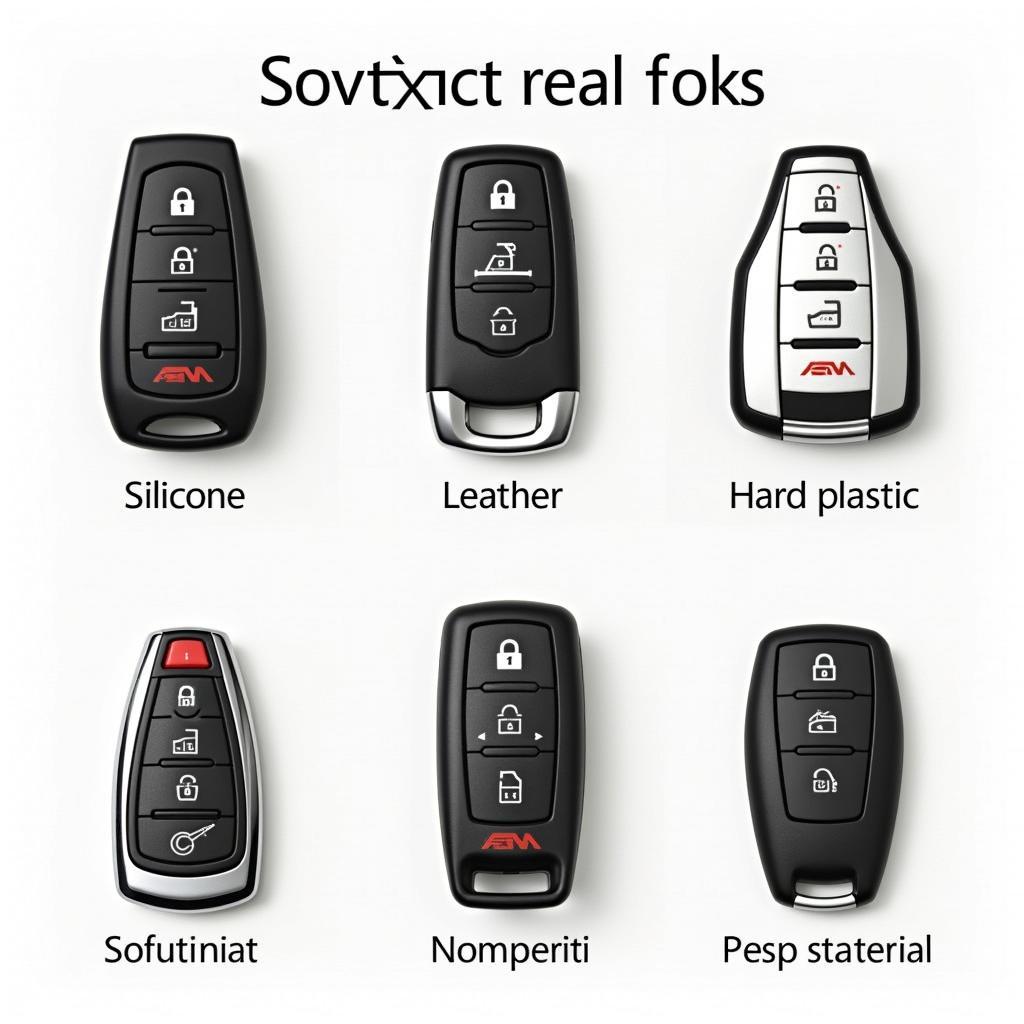 VW Key Fob Cover Materials: Silicone, Leather, and Hard Plastic