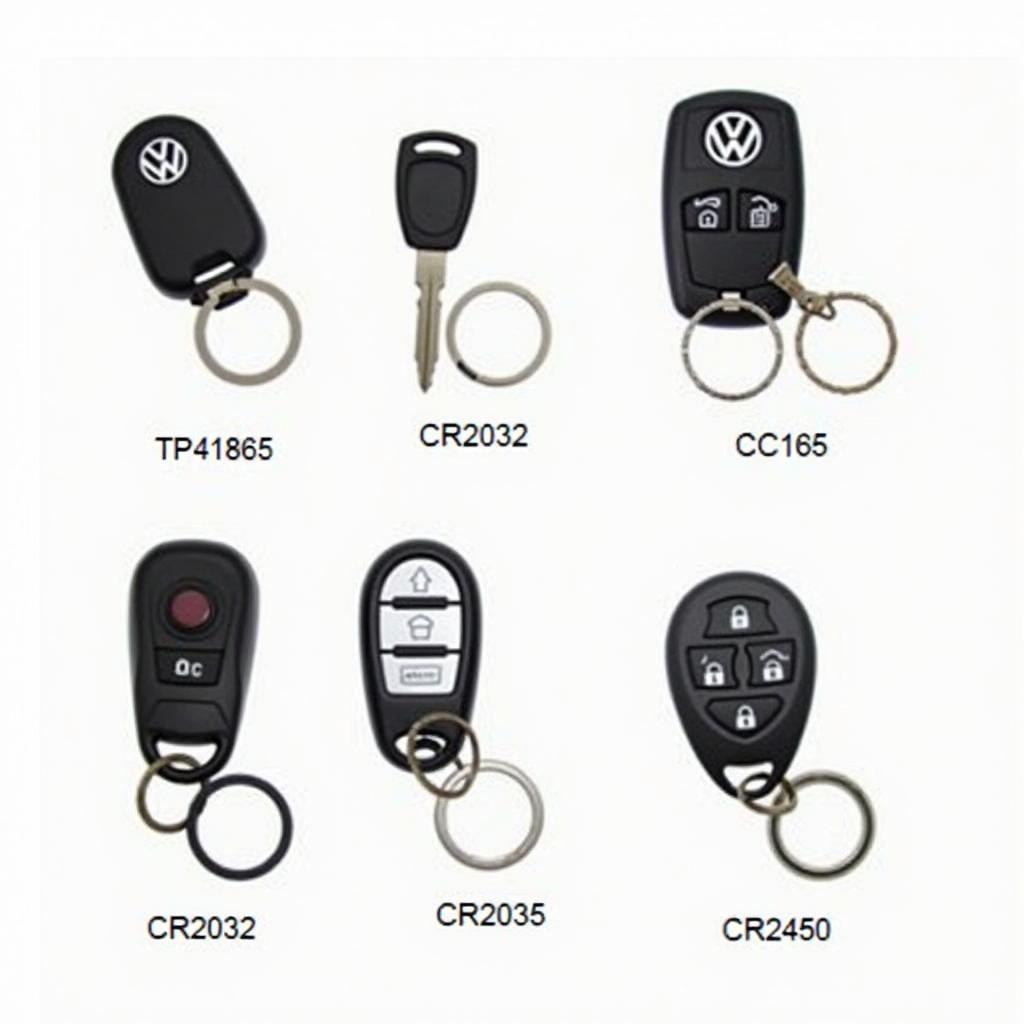 VW Key Fob Types and Batteries