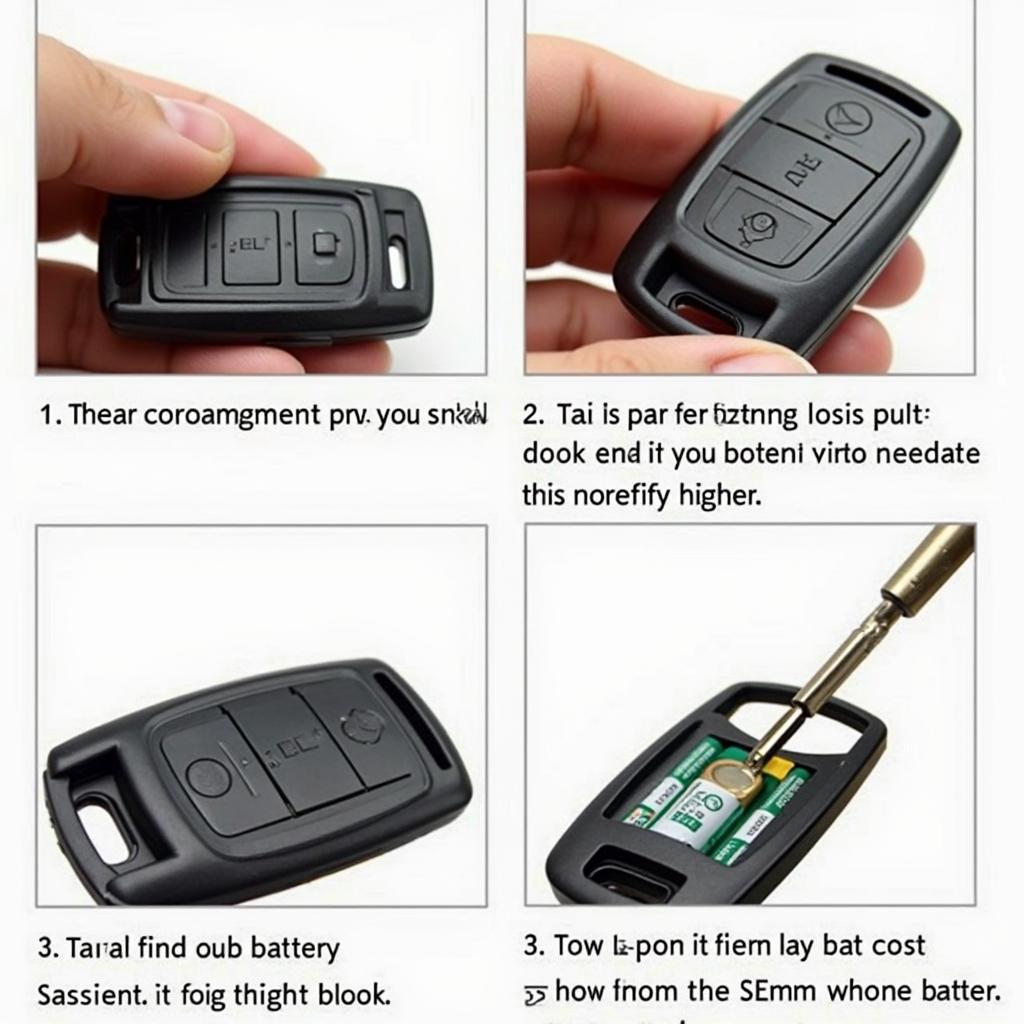 Replacing the battery in a 01 Lexus key fob