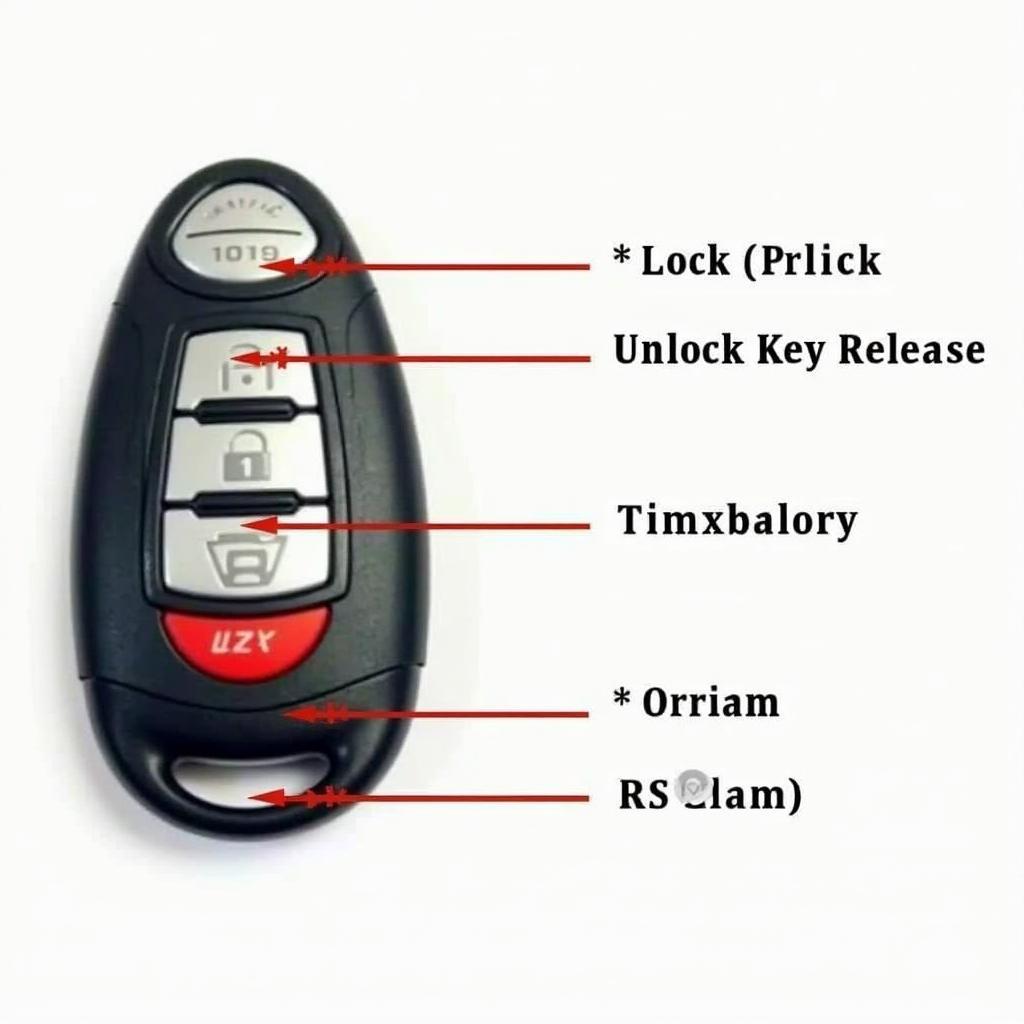 2005 Cadillac STS Key Fob Functions and Features