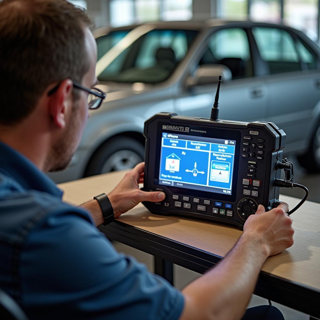 Programming a 1992 Cadillac DeVille key fob at a dealership