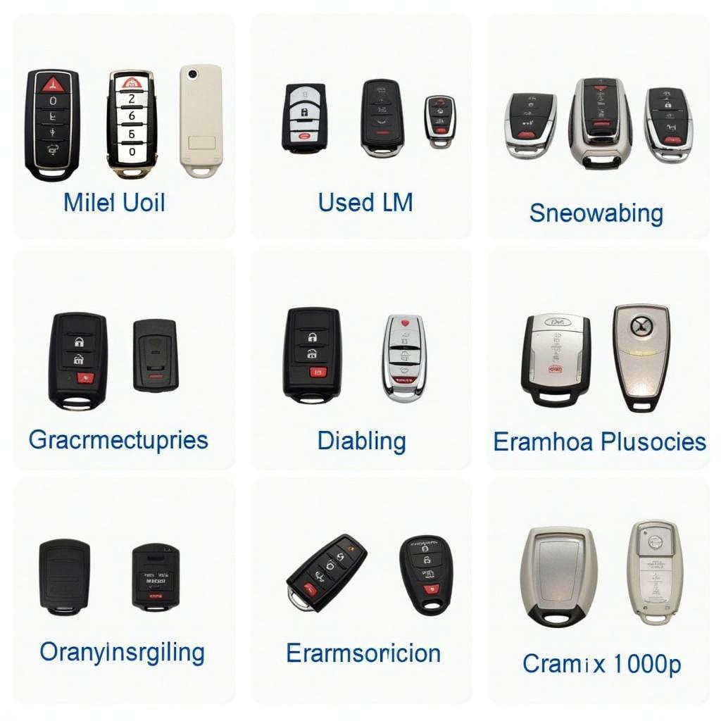 Different key fob replacement options for a 1994 Lexus ES300