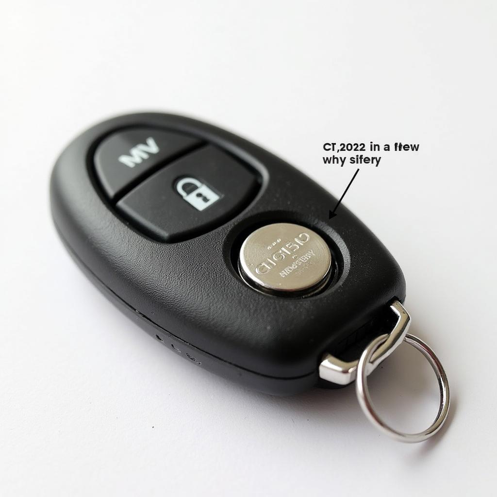 1995 Infiniti G36 Key Fob with CR2032 Battery