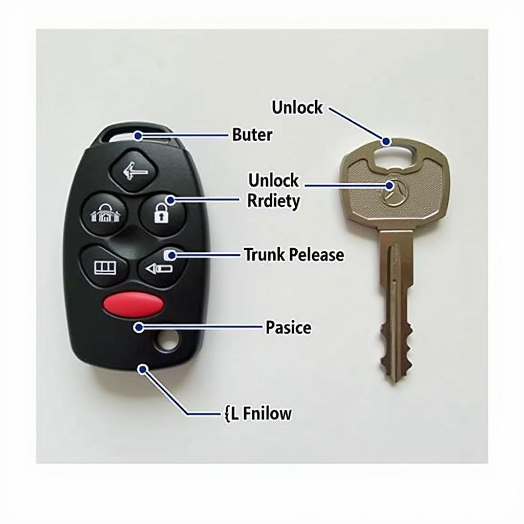 1998 Mercedes SL500 Key Fob Functions and Buttons