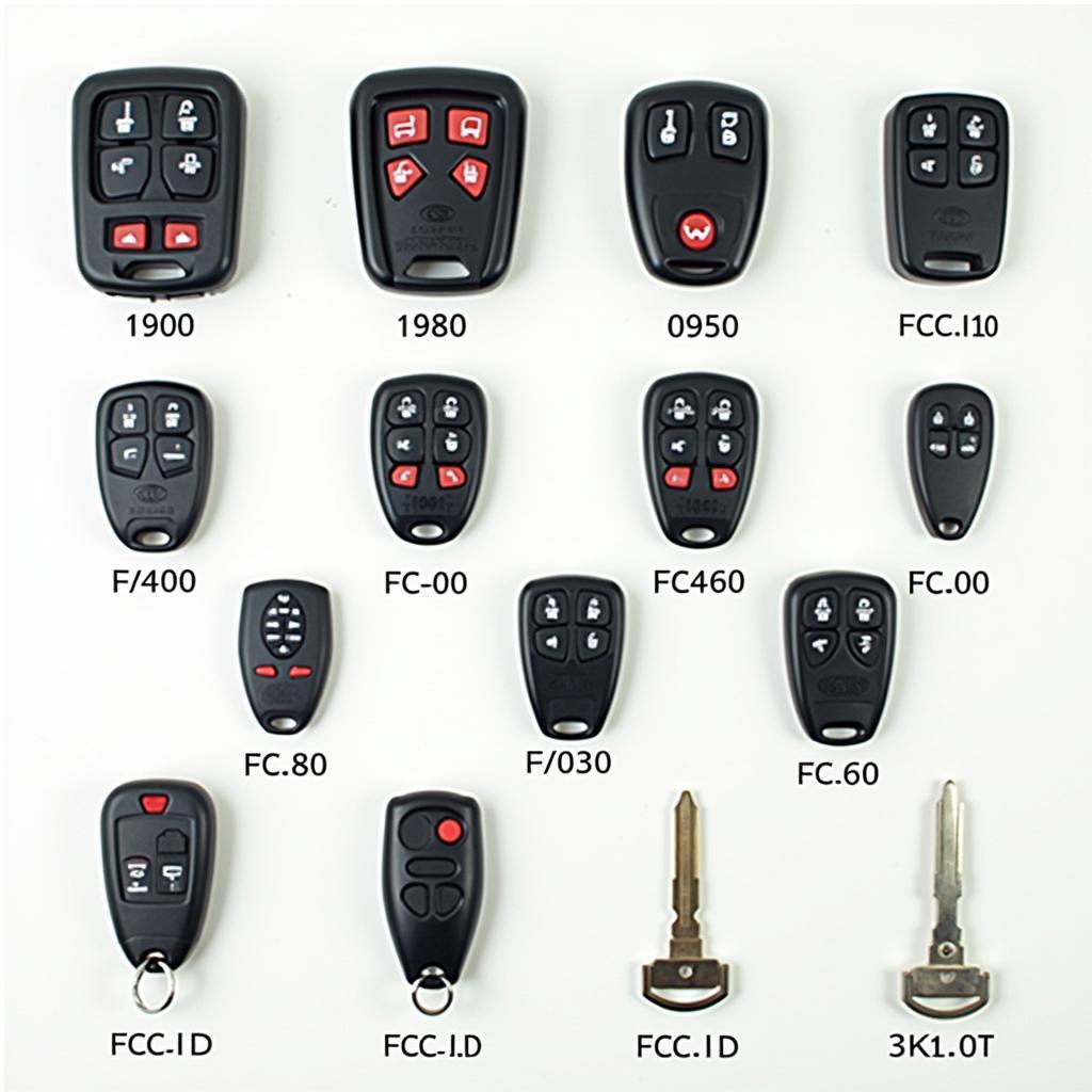 Different 1998 Subaru Key Fob Types