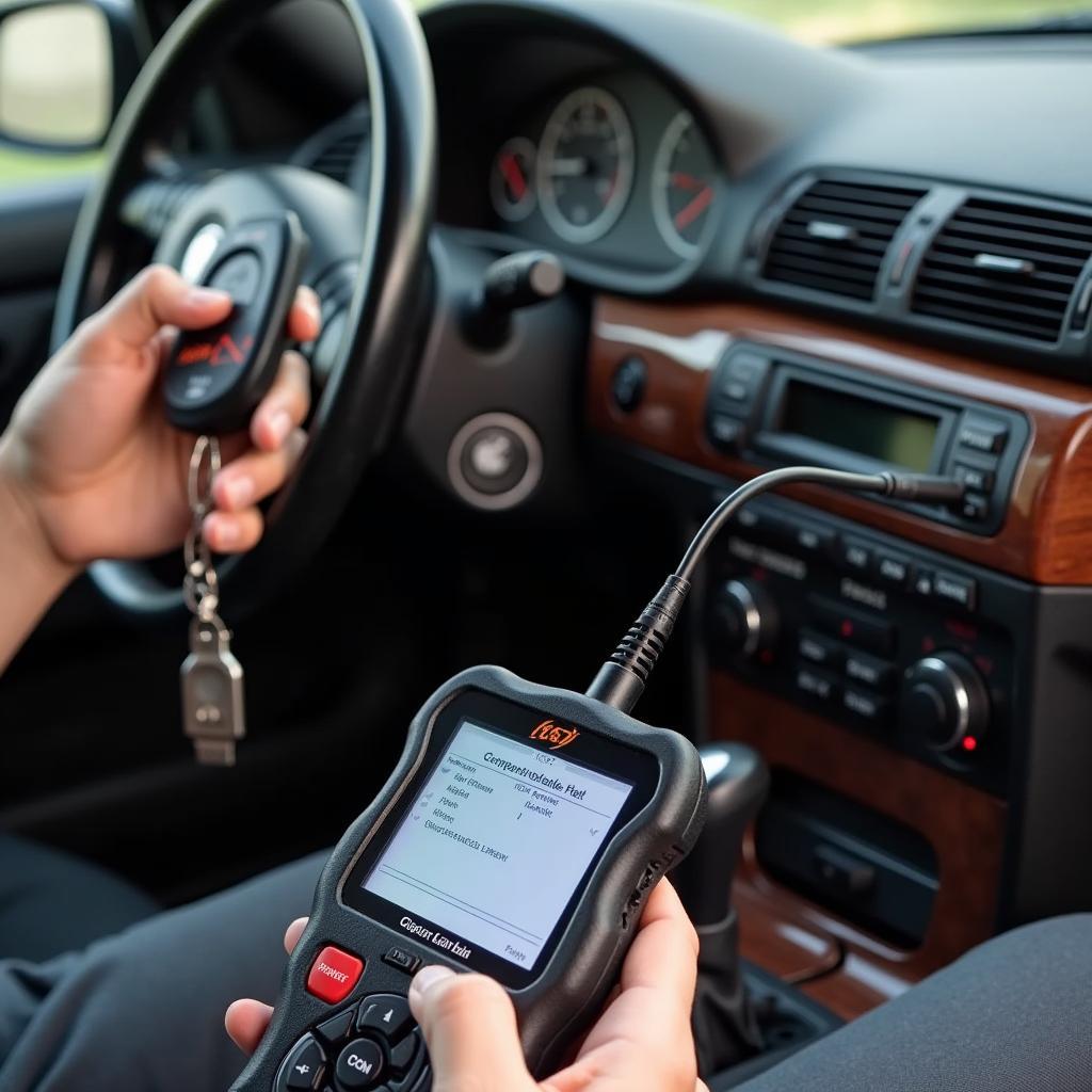 Programming a 1999 BMW 540i Key Fob with Diagnostic Equipment