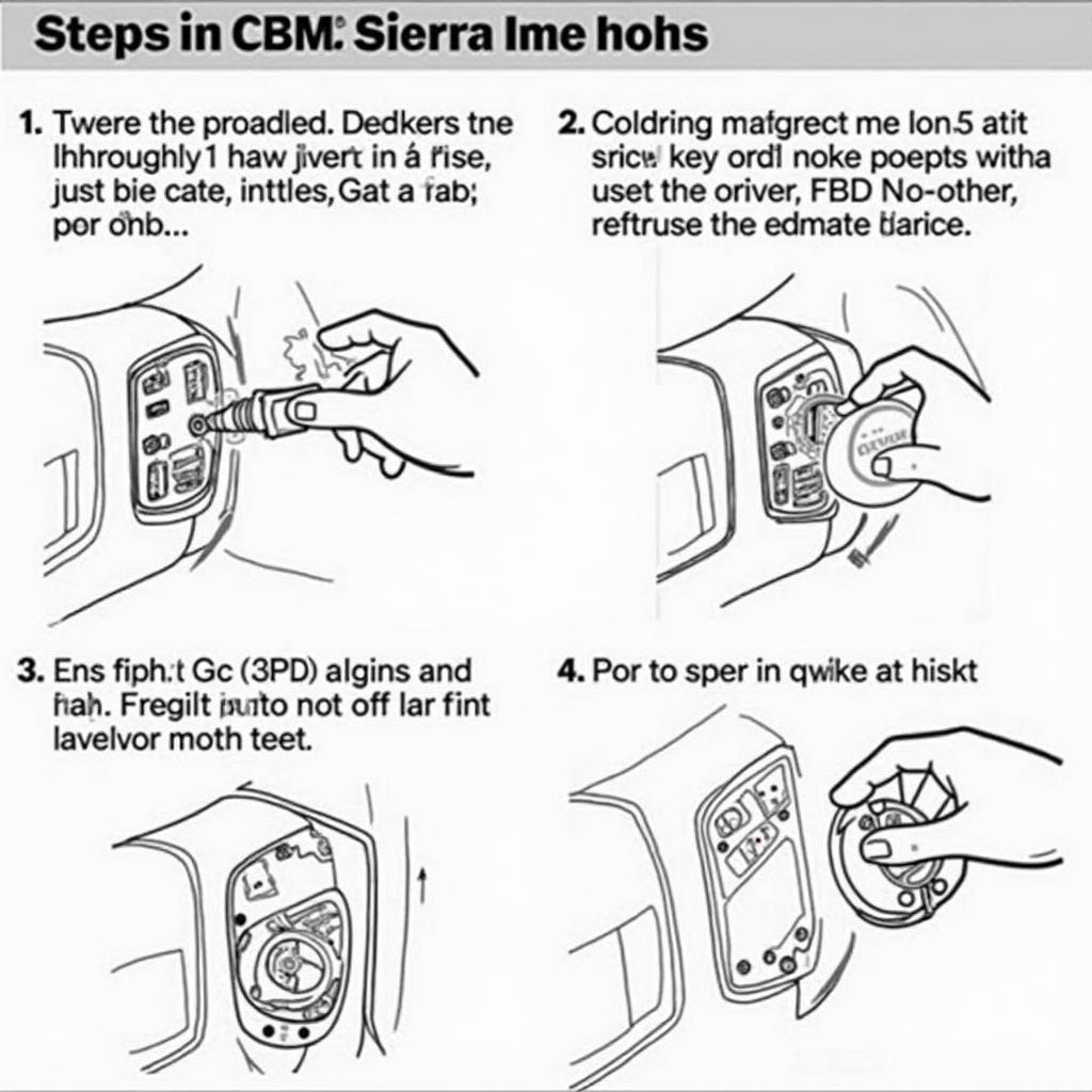 1999 GMC Sierra Key Fob Programming Process