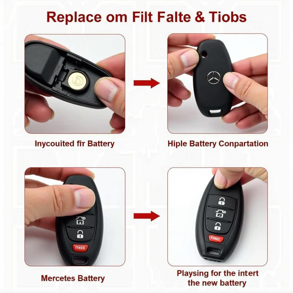 1999 Mercedes SL500 Key Fob Battery Replacement