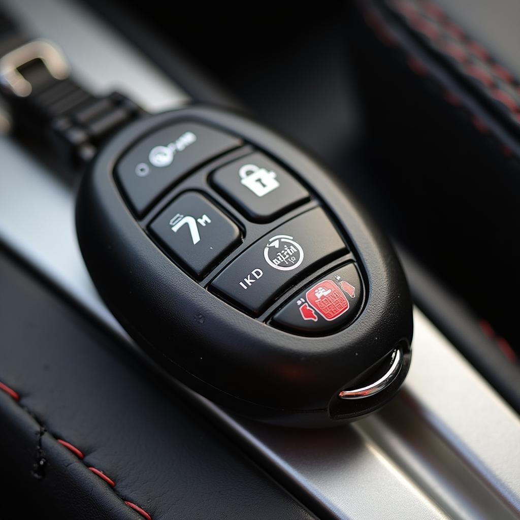 1999 Porsche Boxster Key Fob Close-up